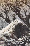 Caspar David Friedrich, Hut in the Snow (mk10)